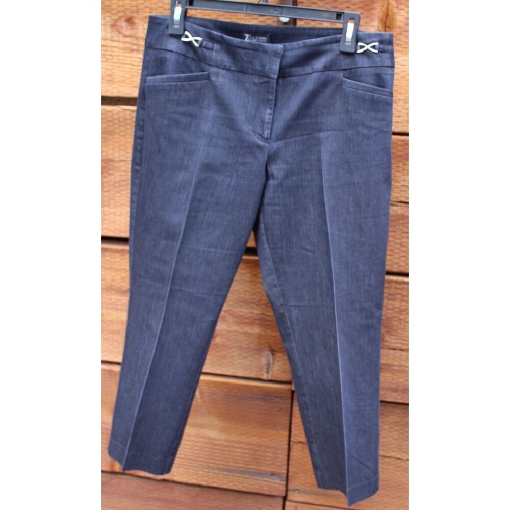 New York & Company 7th Avenue Suiting Collection Womens Sz 10 Cropped Pants #T28 - Picture 8 of 8